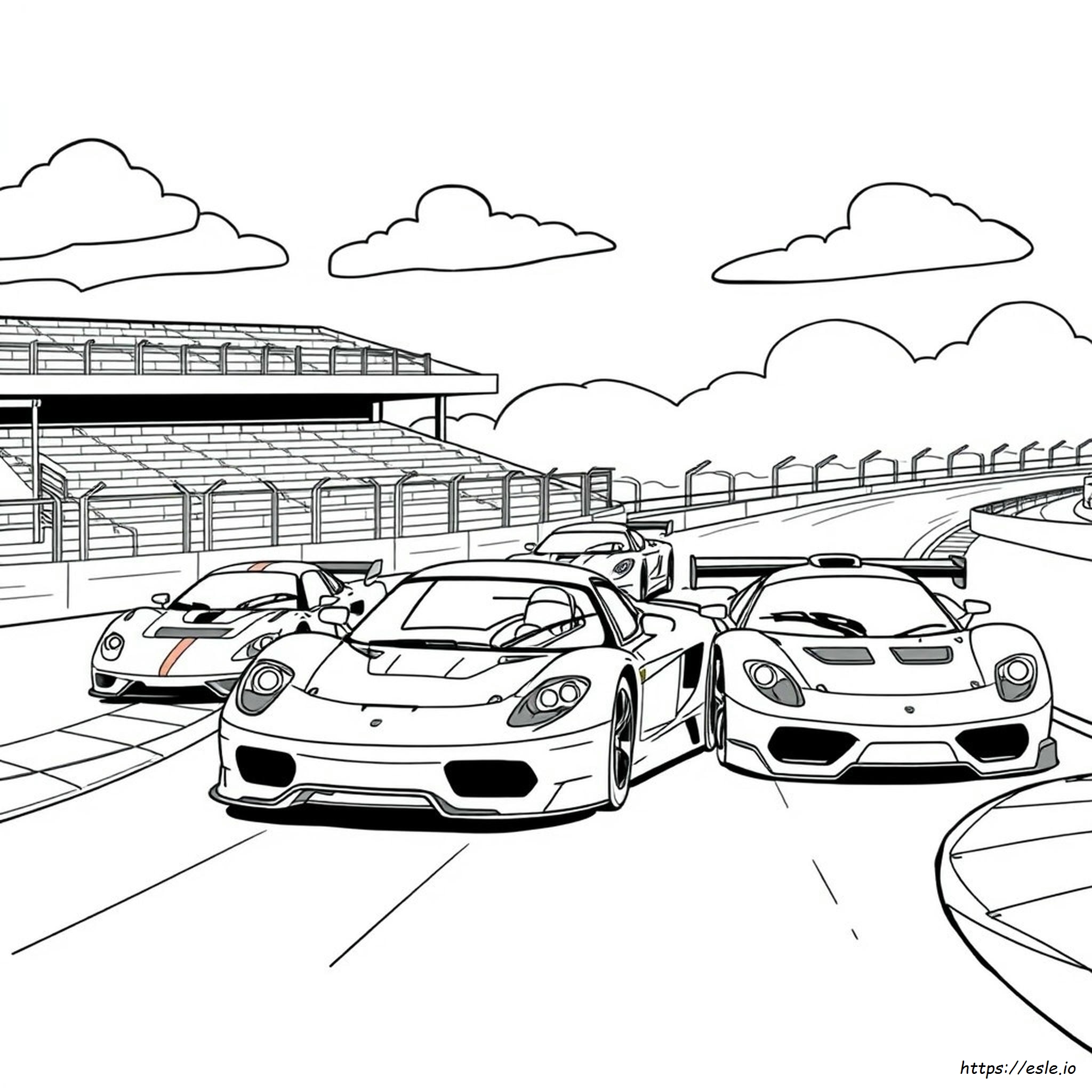 Coloring Pages Of Fast Cars