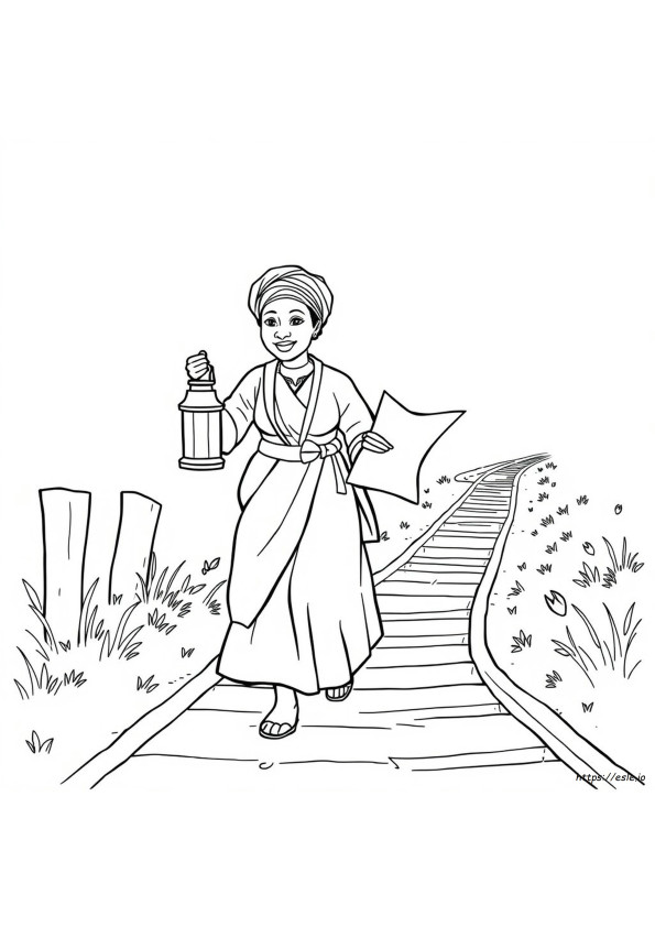 Harriet Tubman Coloring