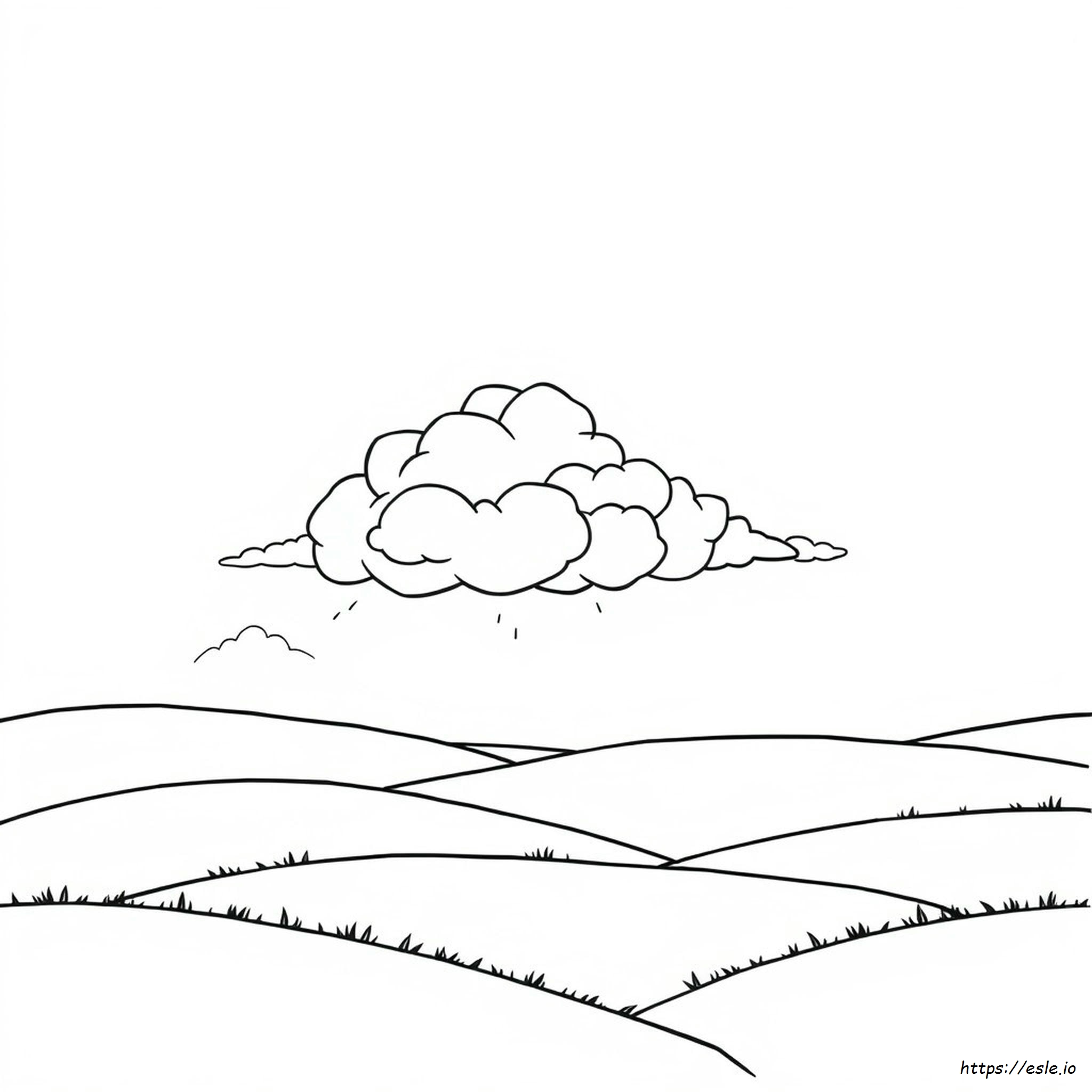 Coloring Pages Of Clouds