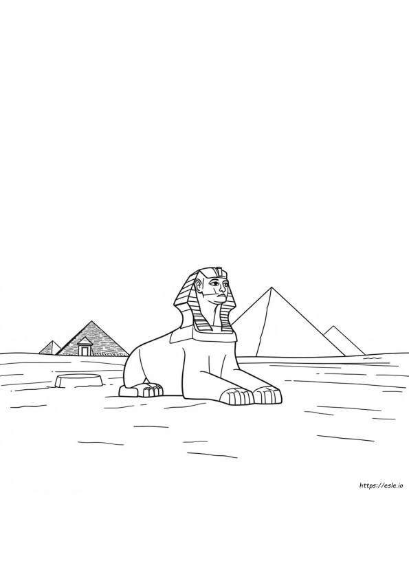 Egypte Kleurplaat