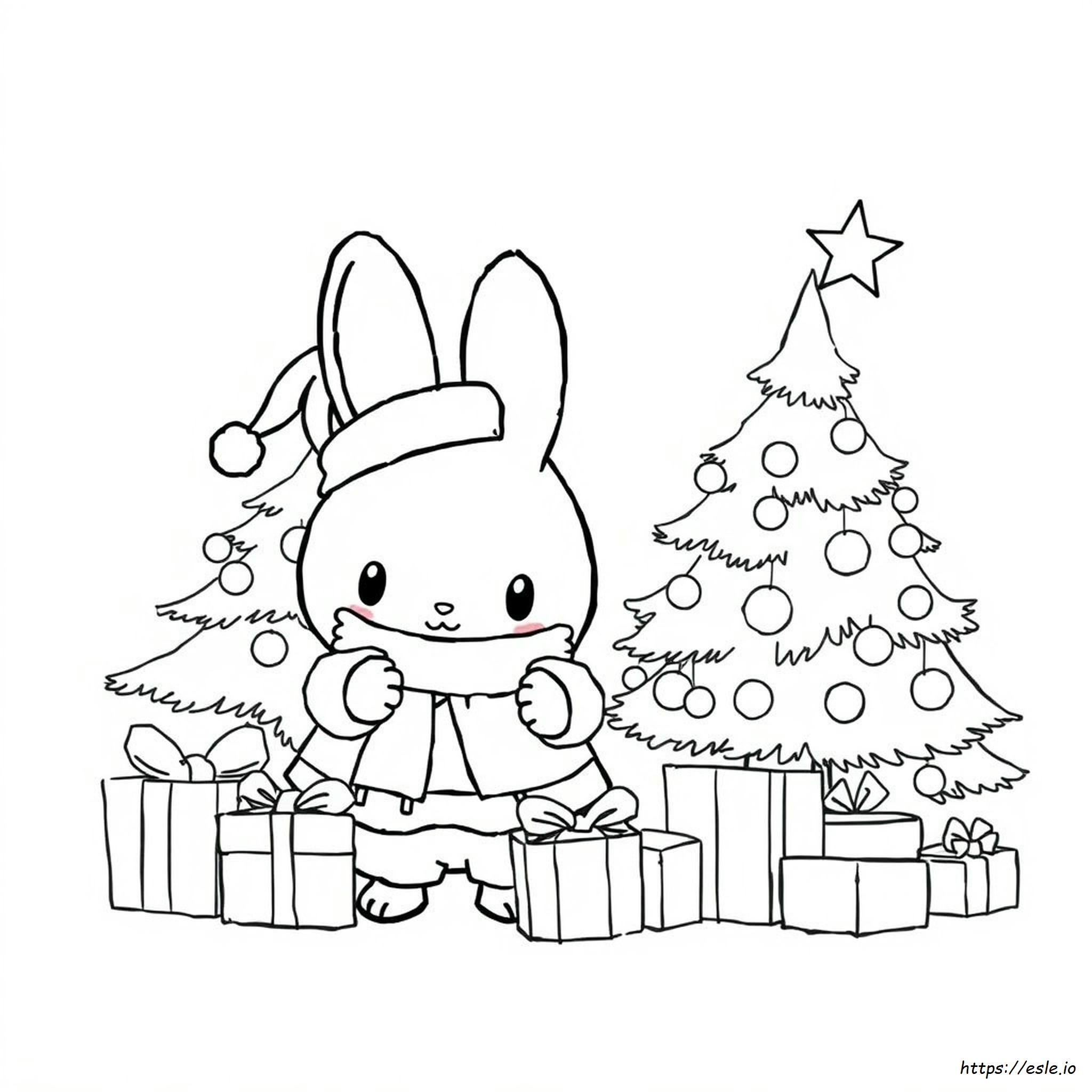Cinnamoroll Christmas Colouring