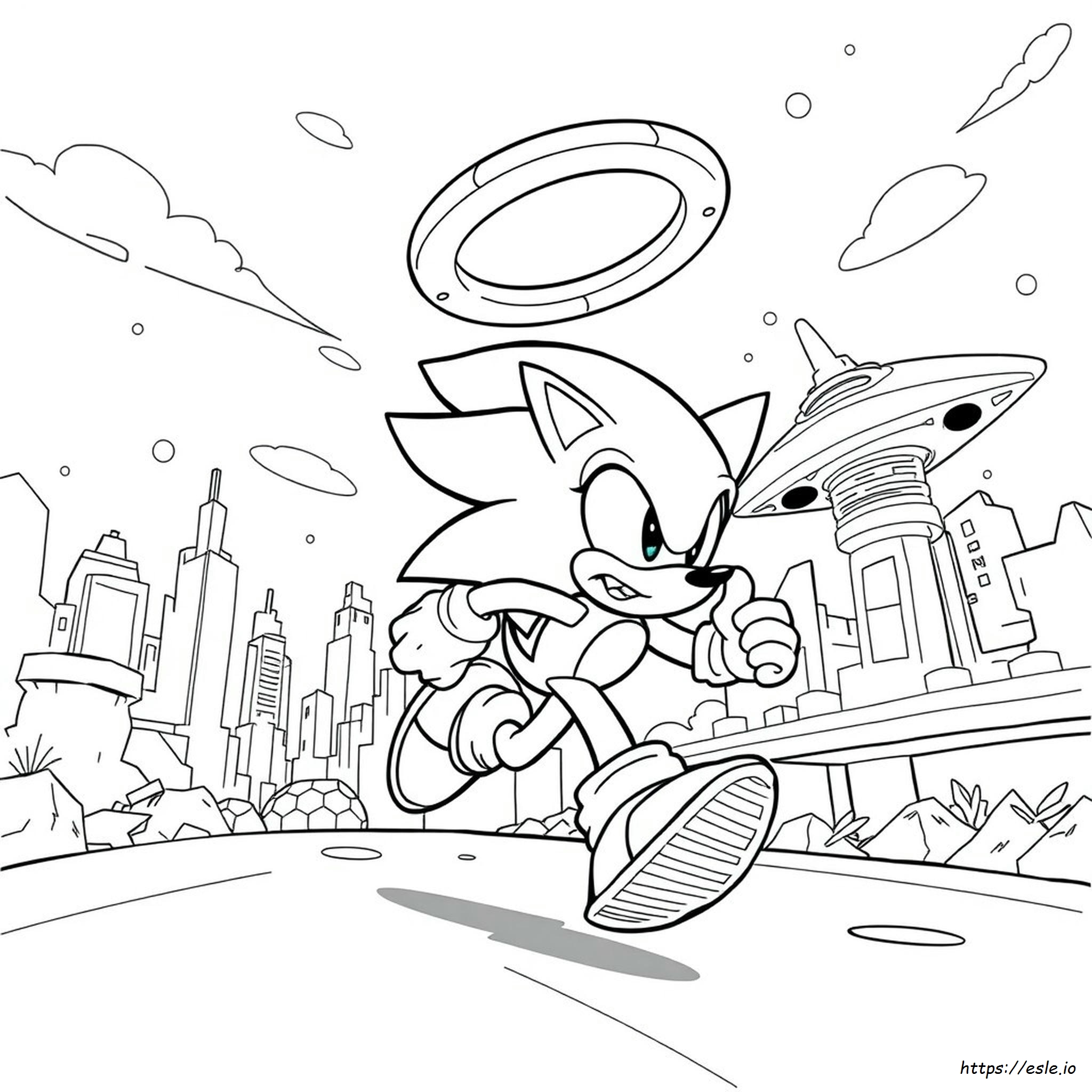 Kolorowanki Sonic 2 Do Druku