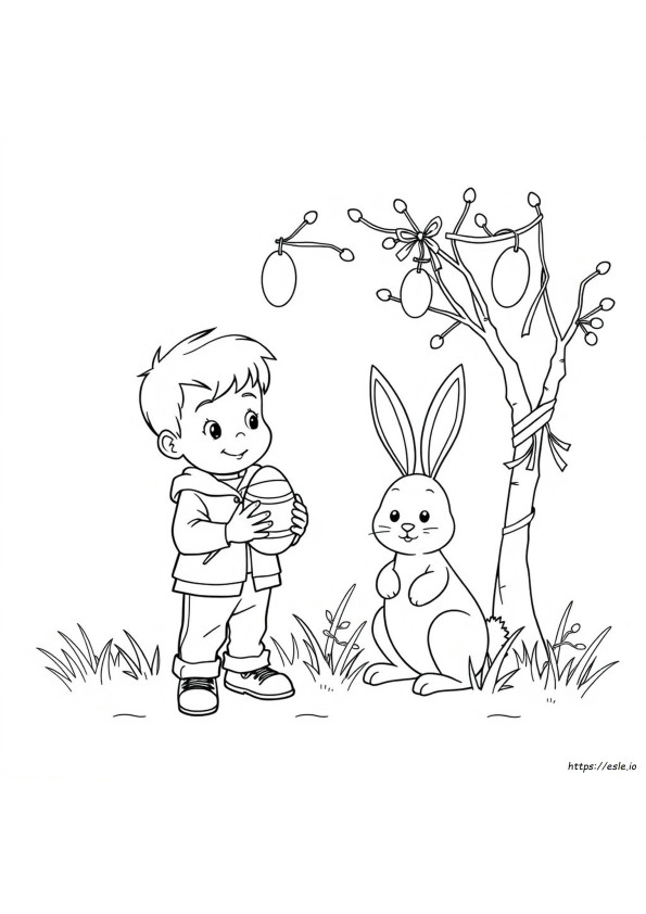 Páginas Para Colorear De Pascua Para Niños