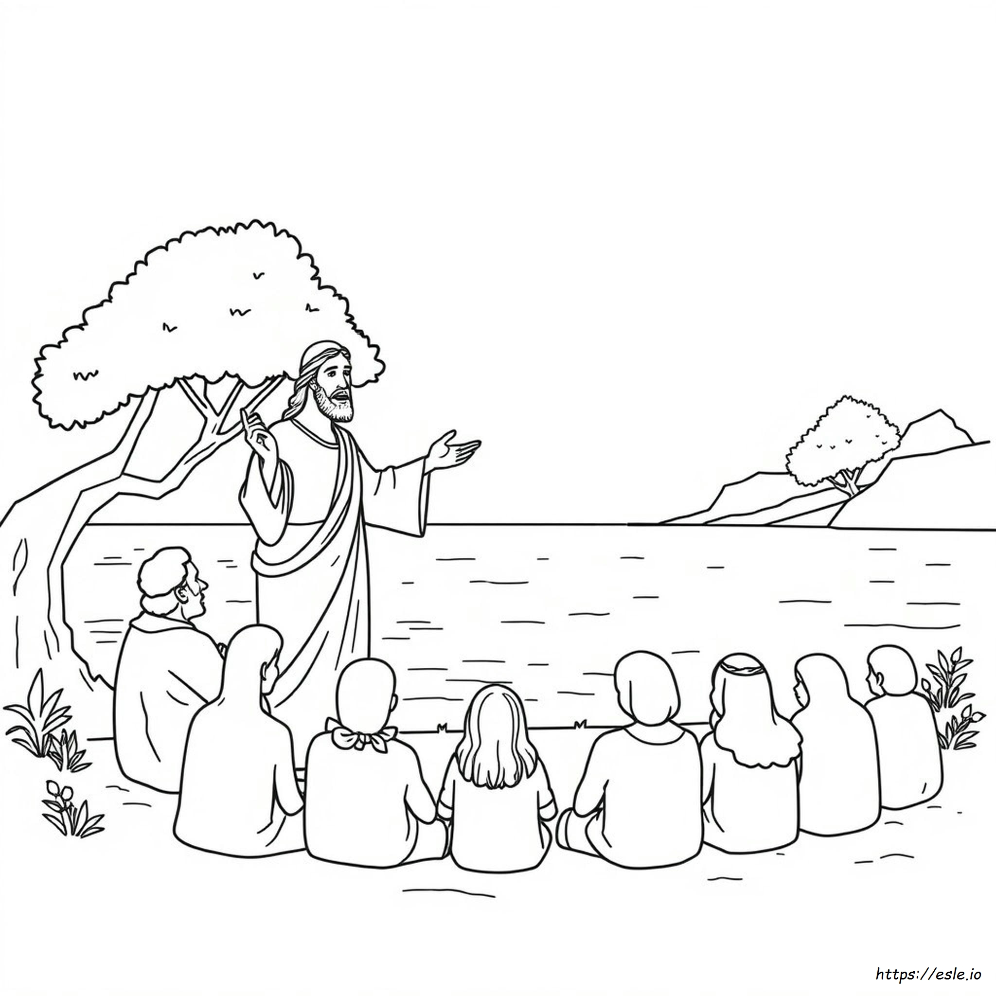 Jesus Storybook Coloring Pages