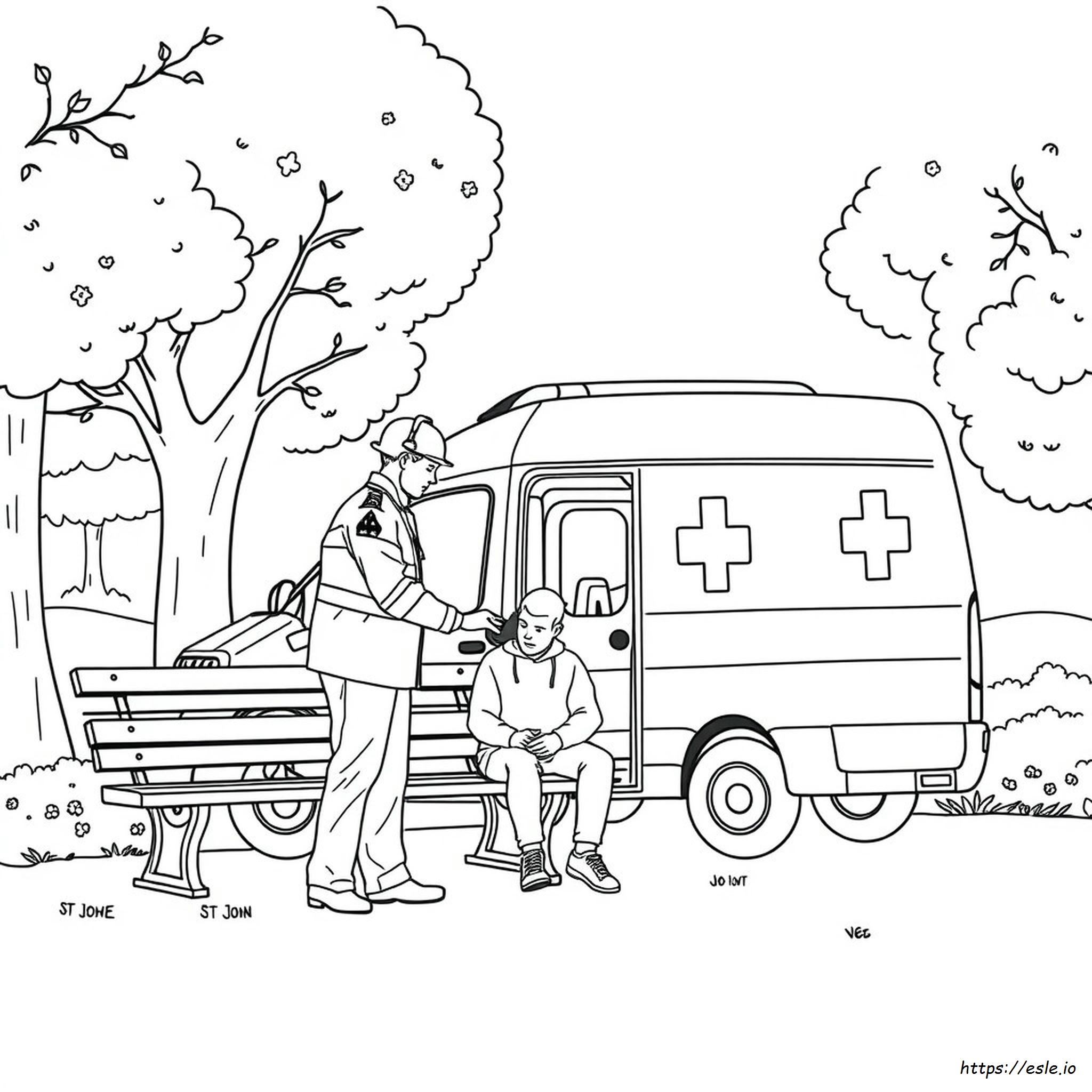 St John Ambulance Colouring Pages