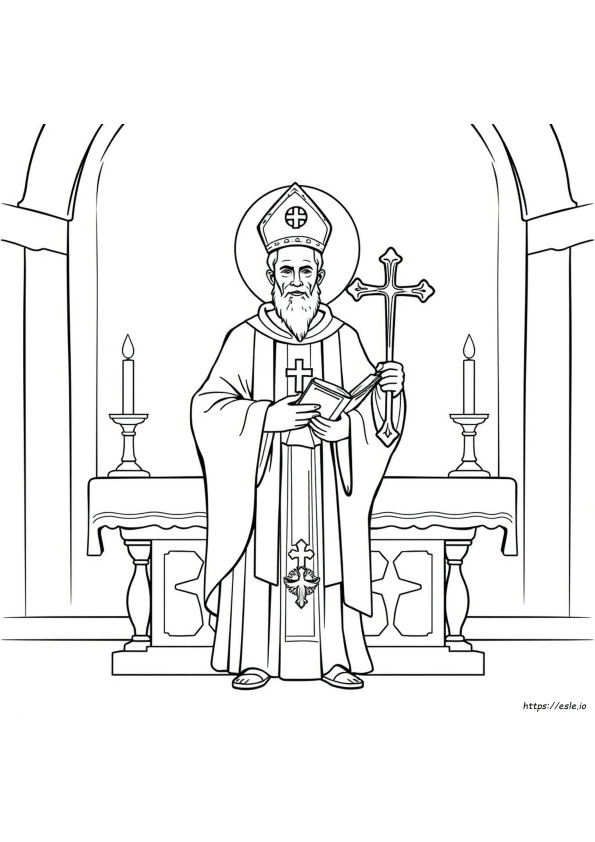 San Vincenzo De Paoli Da Colorare E Stampare