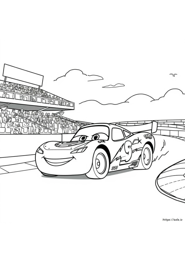 Coloriage Flash Mcqueen