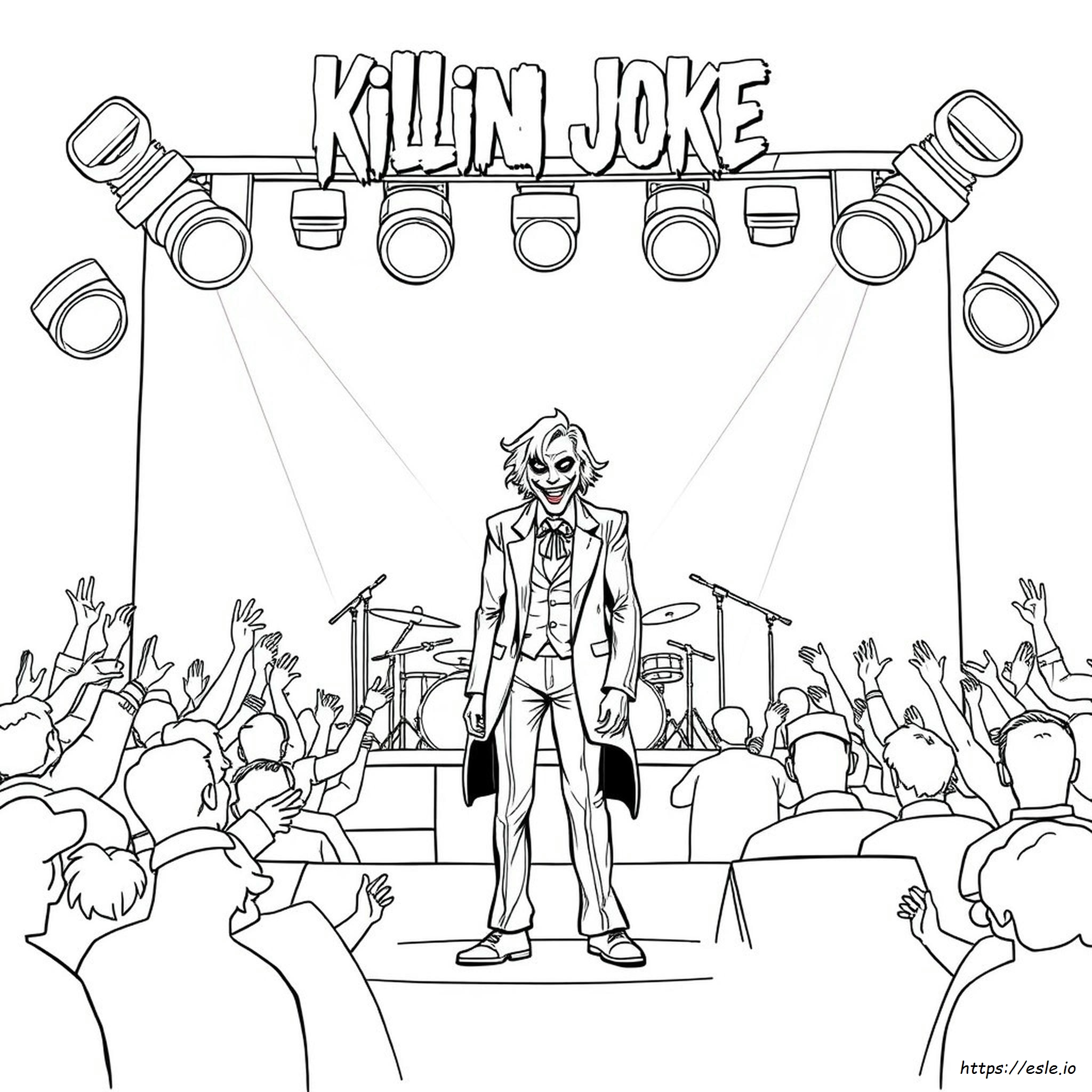Original Para Colorear De Killing Joke