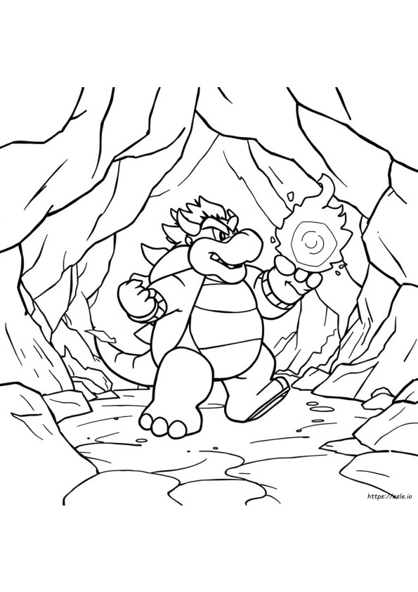 Kolorowanka Bowser