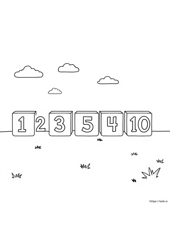 1 To 10 Coloring