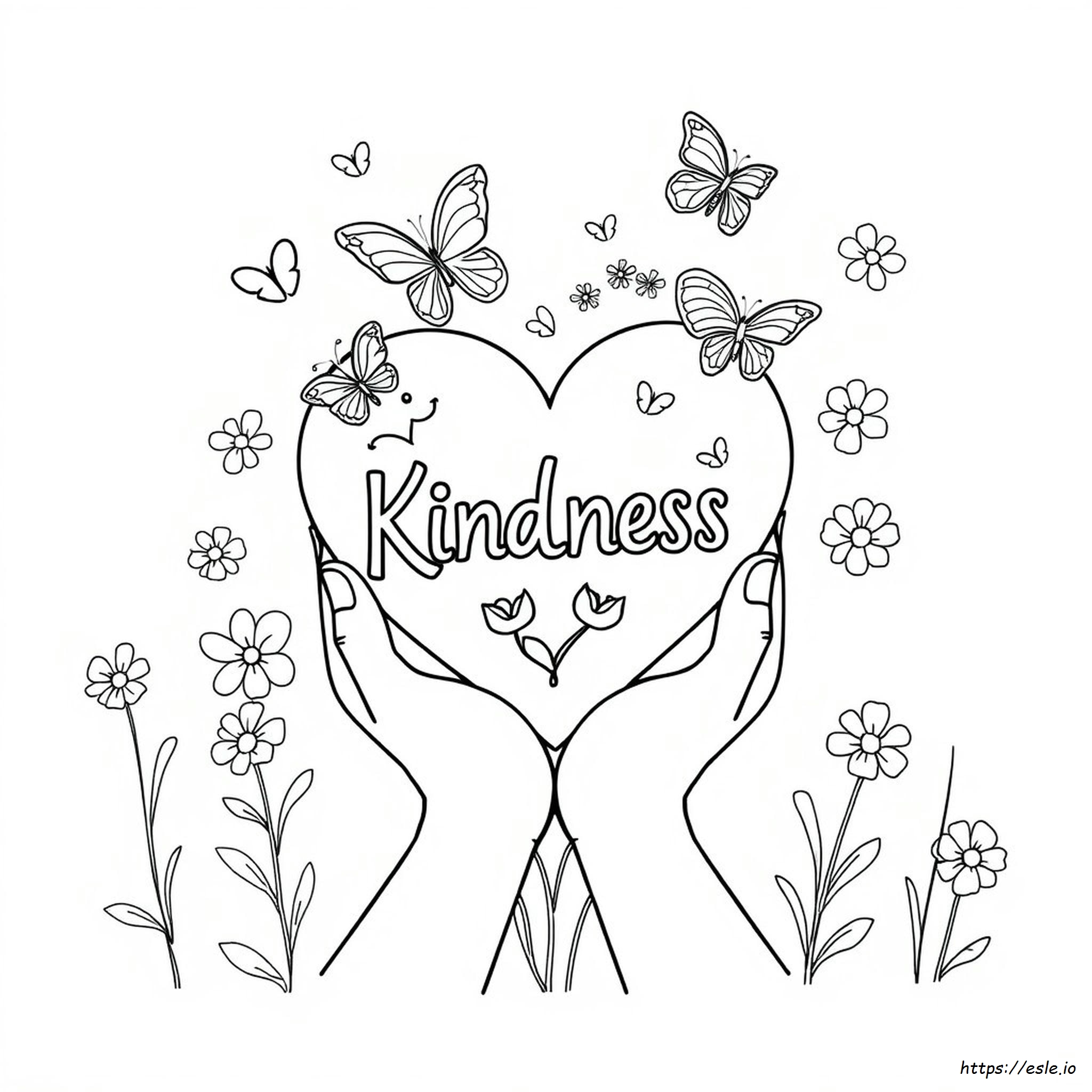 Printable Kindness Coloring Pages Pdf