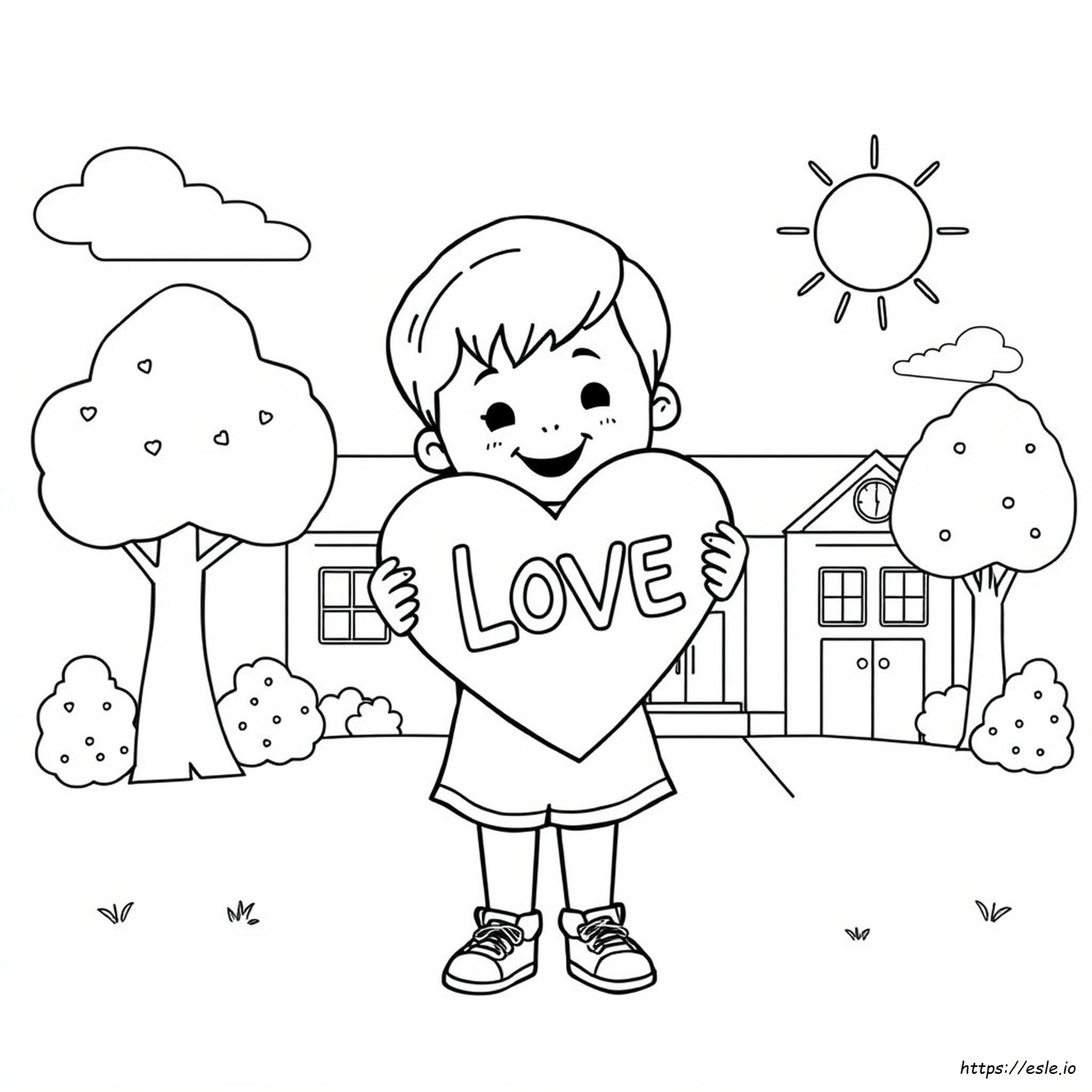 Preschool Heart Coloring Pages