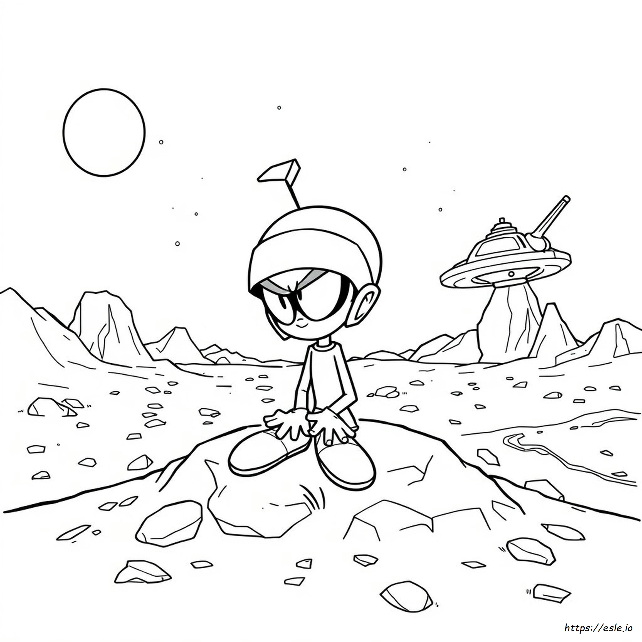 Marvin Il Marziano Da Colorare