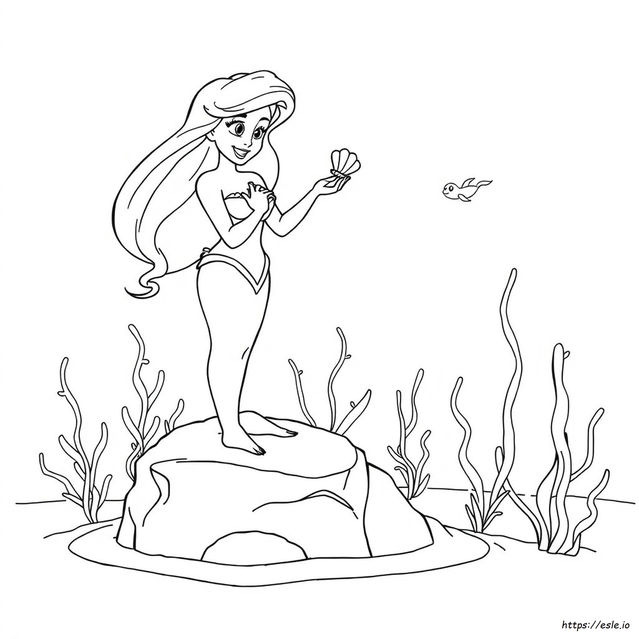 New Ariel Coloring Pages
