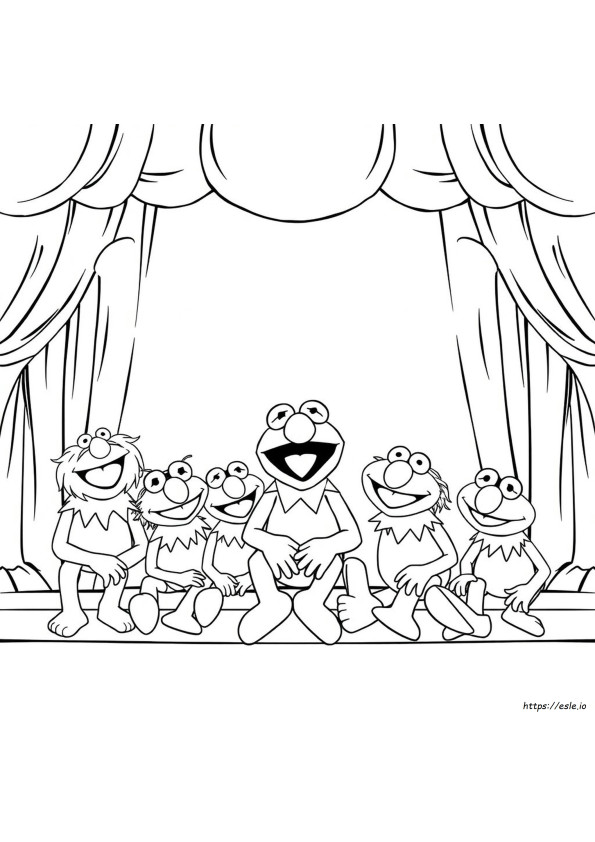 Muppets Da Colorare