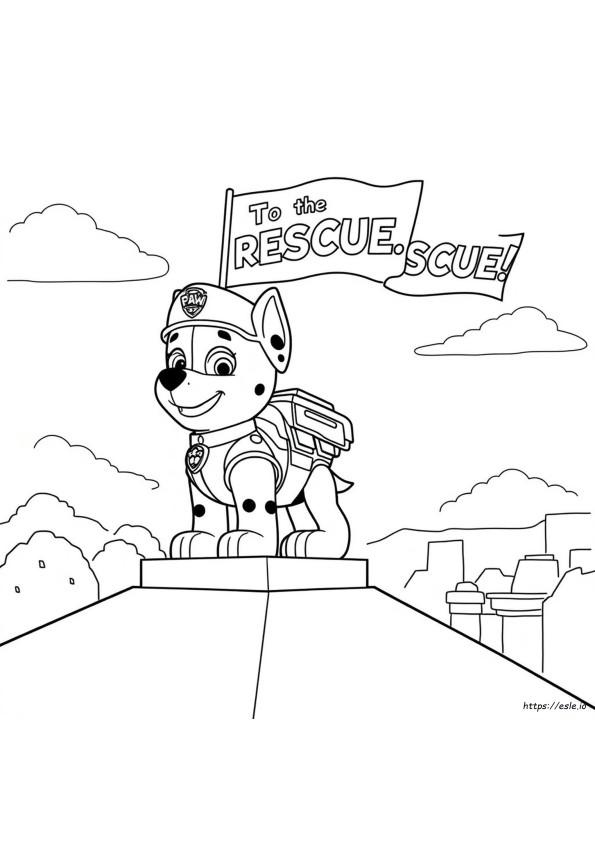 Paw Patrol Jet To The Rescue Ausmalbilder