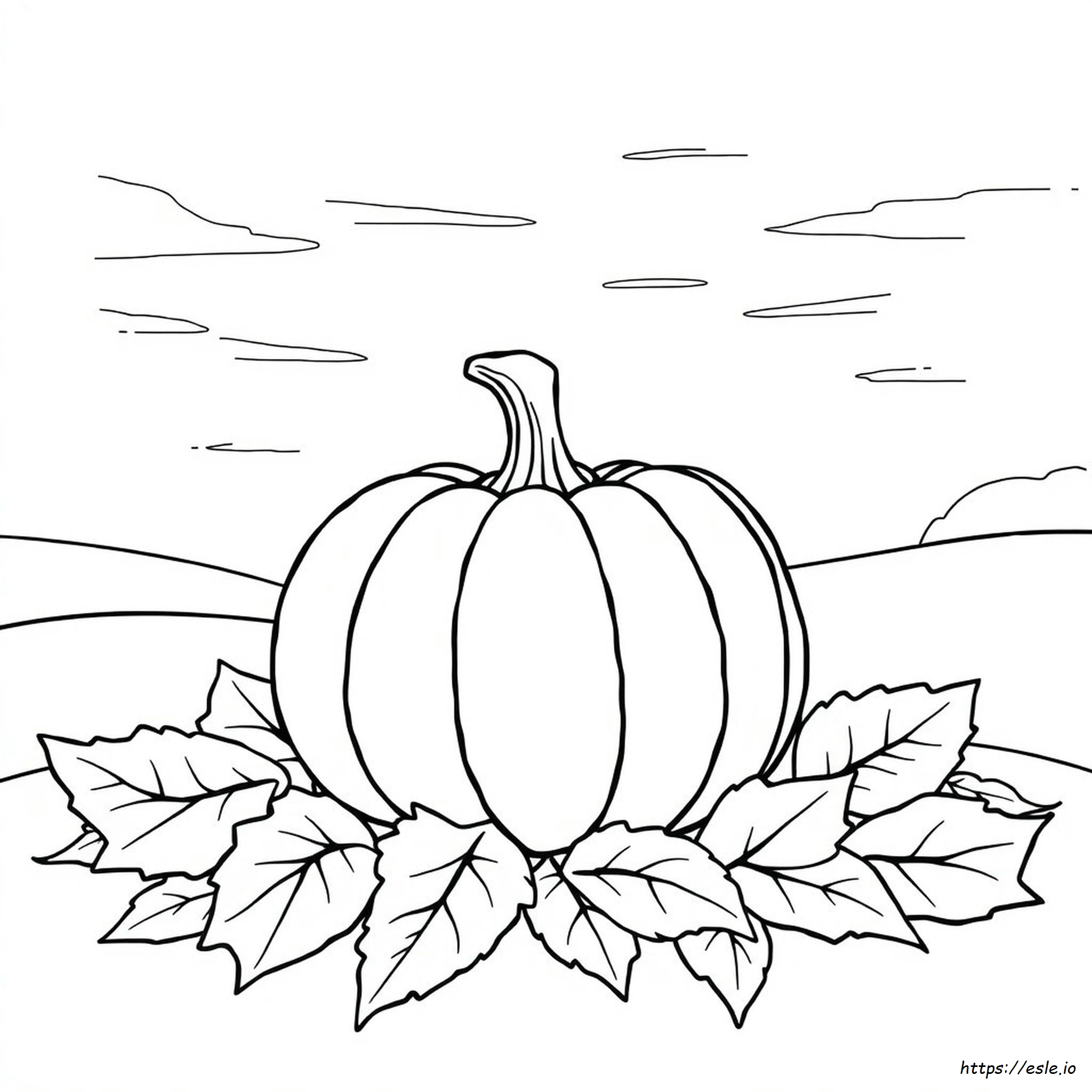 How Do You Color A Pumpkin