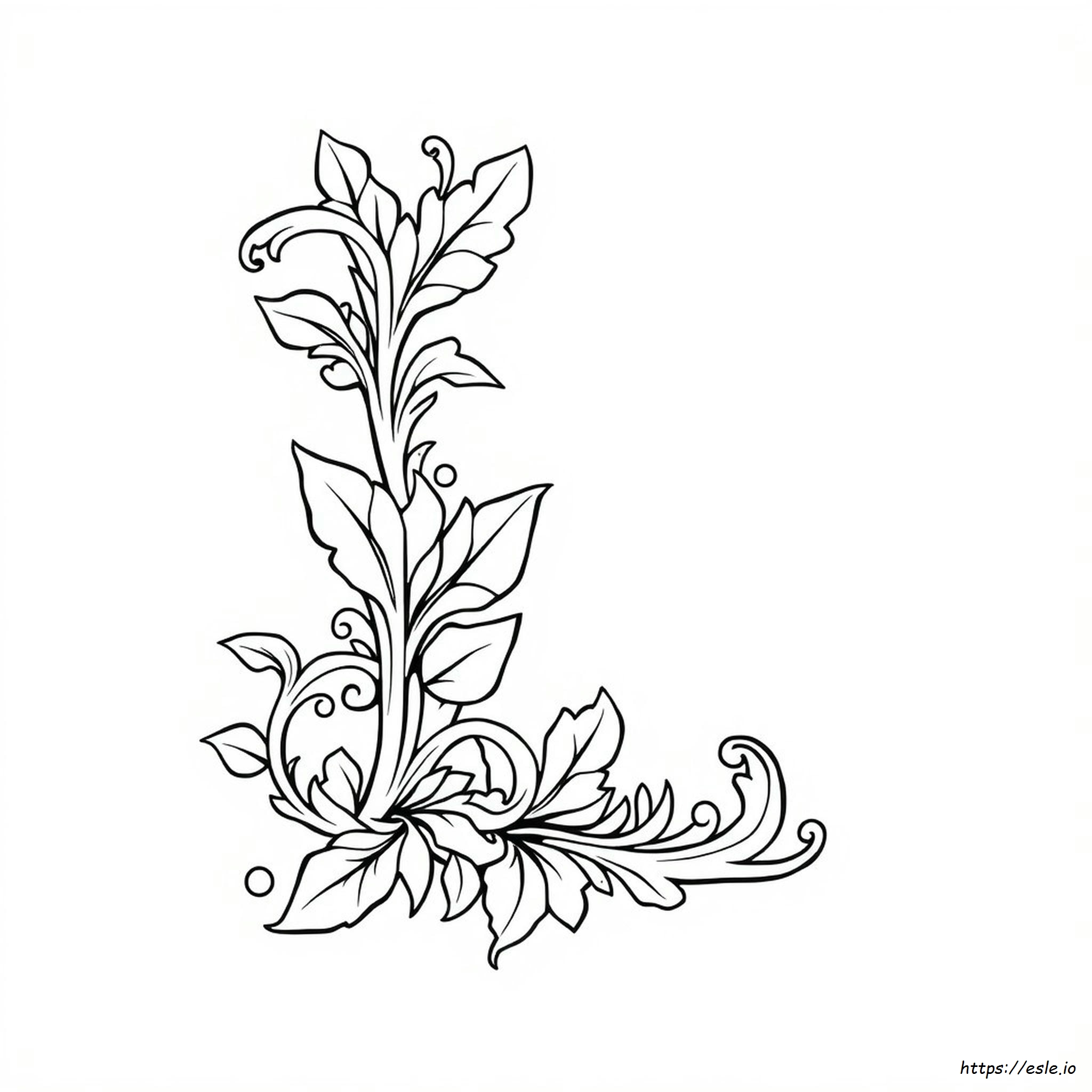 Letter L Coloring Pages For Adults
