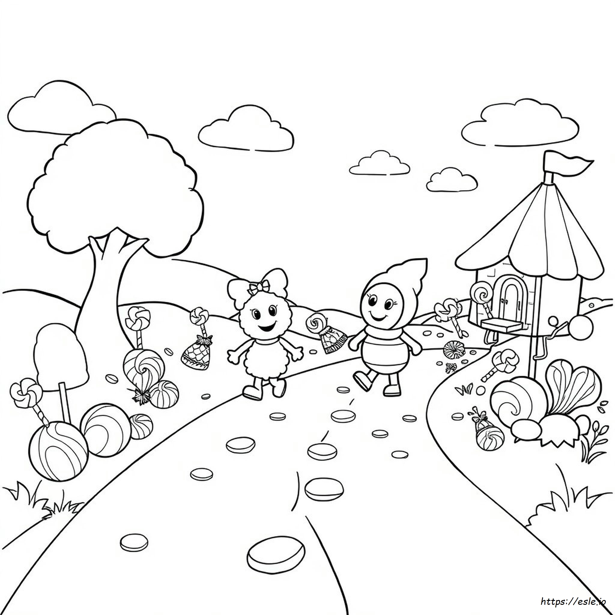 Printable Candyland Coloring Pages