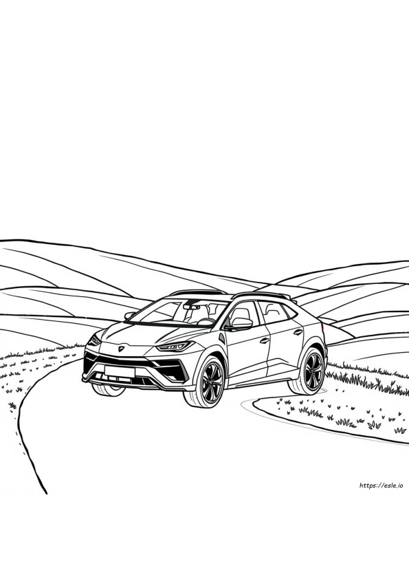 Lamborghini Suv Coloring Pages