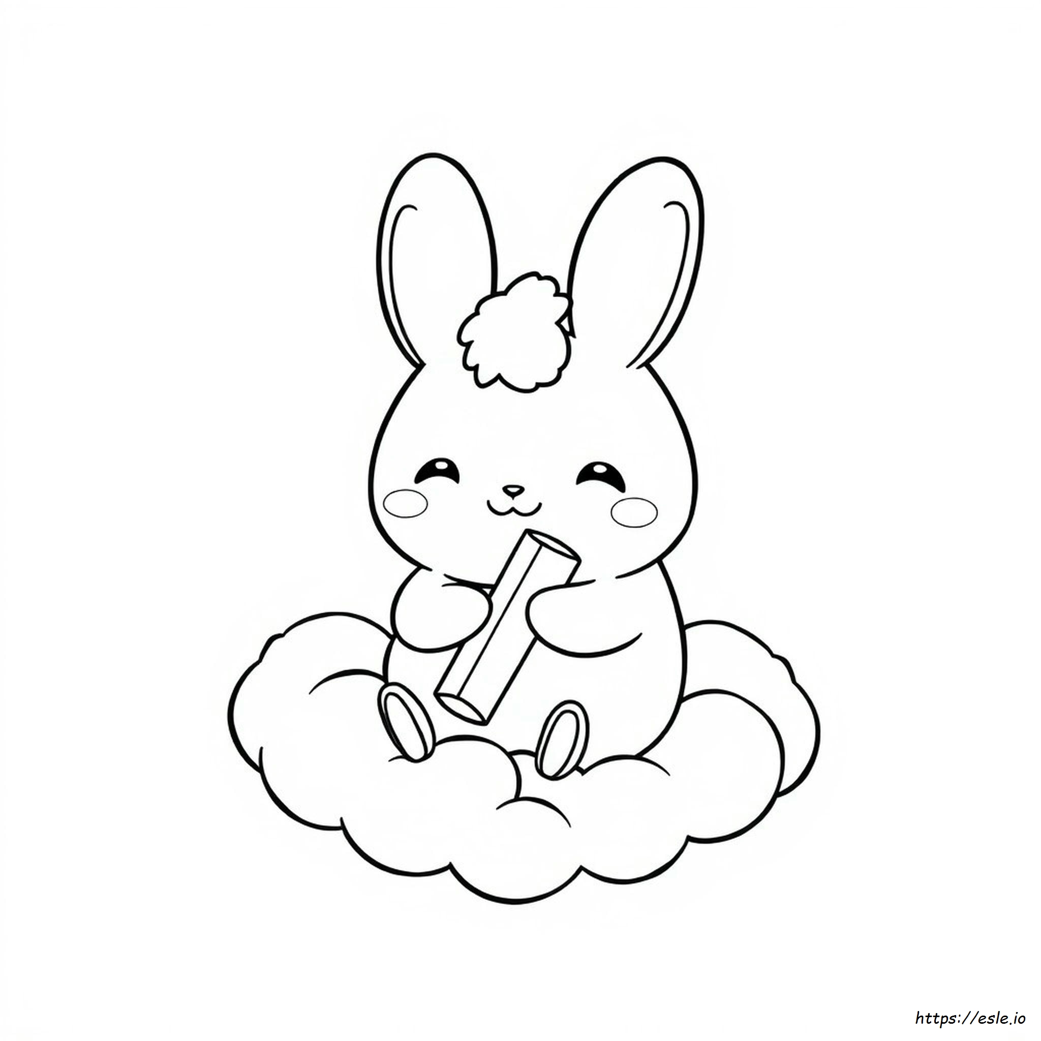 Cinnamoroll Head Coloring Pages