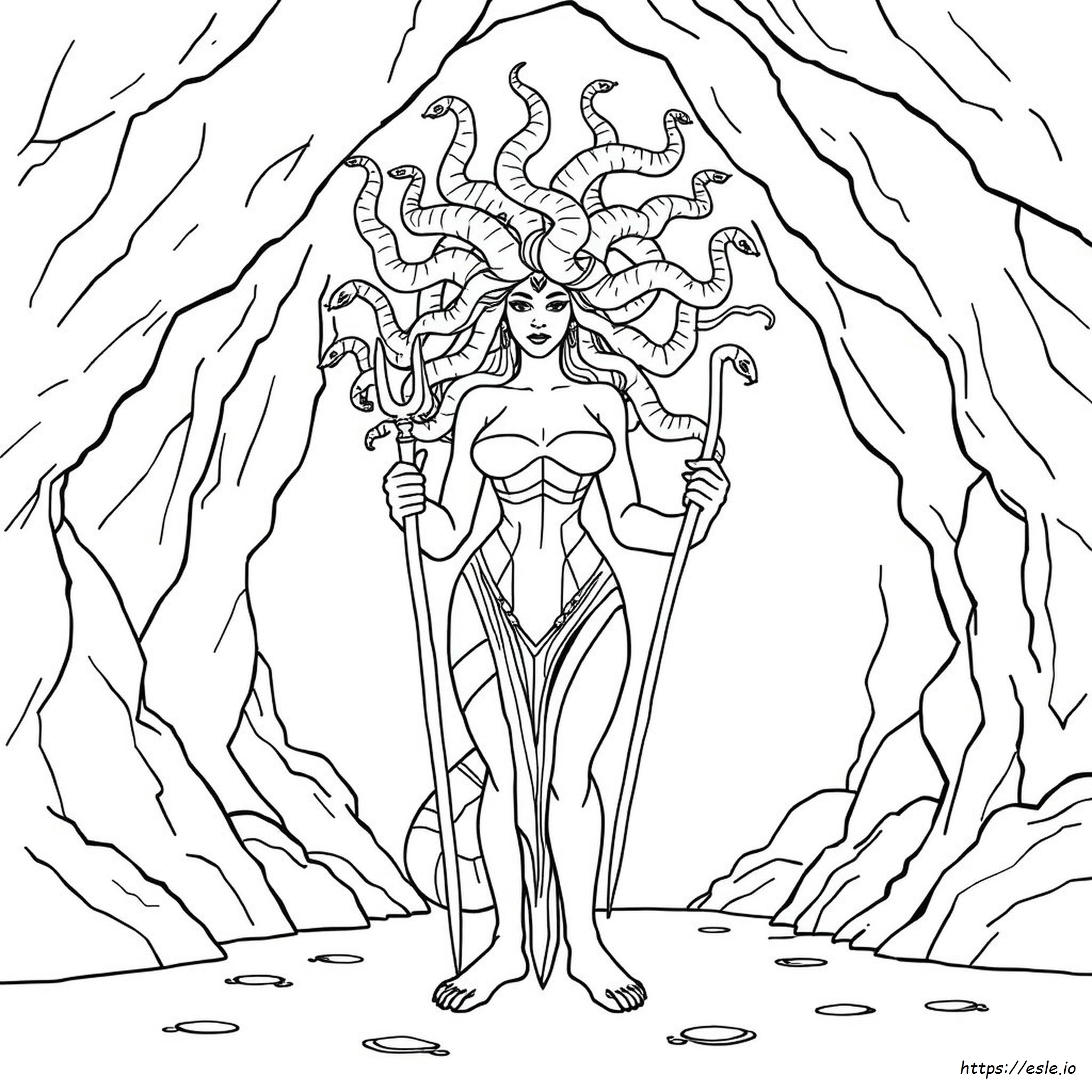 Medusa Coloring Book
