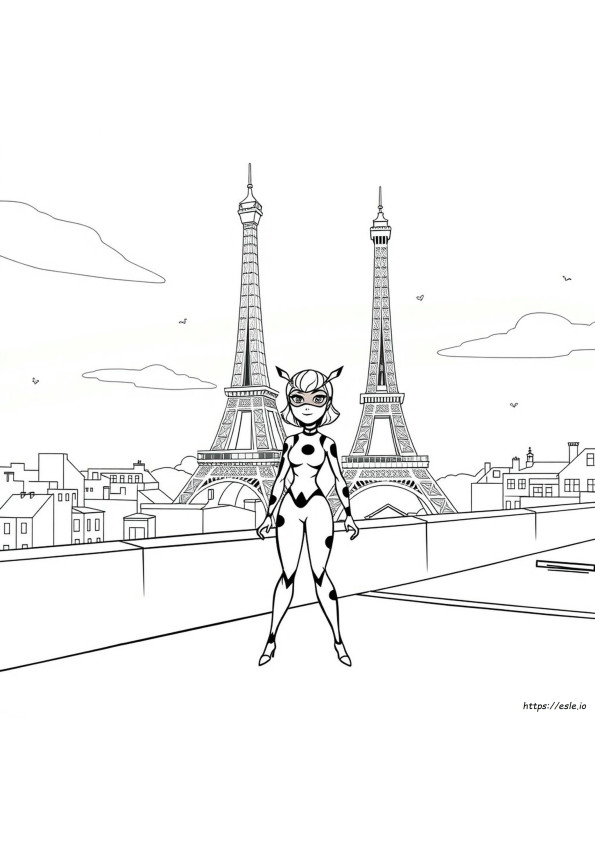 Ladybug And Cat Noir Coloring Pages Printable
