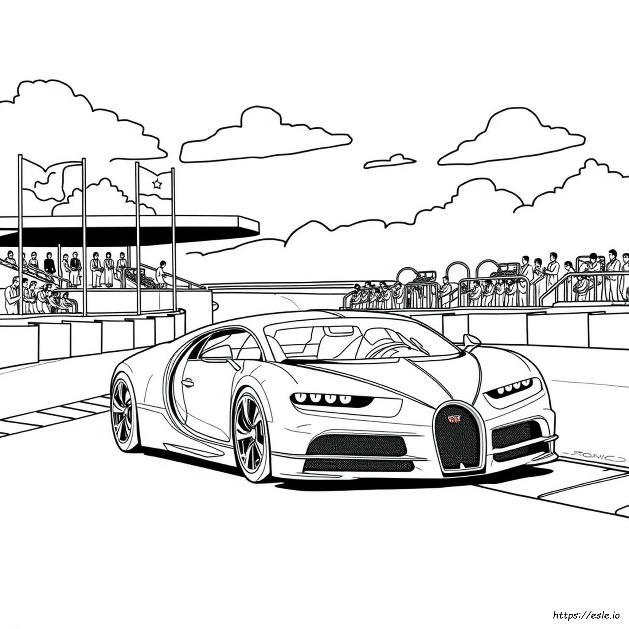 Bugatti Divo Colouring Pages