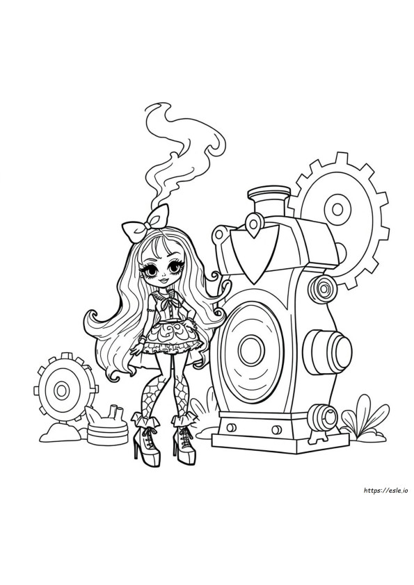Monster High Coloring Pages Robecca Steam