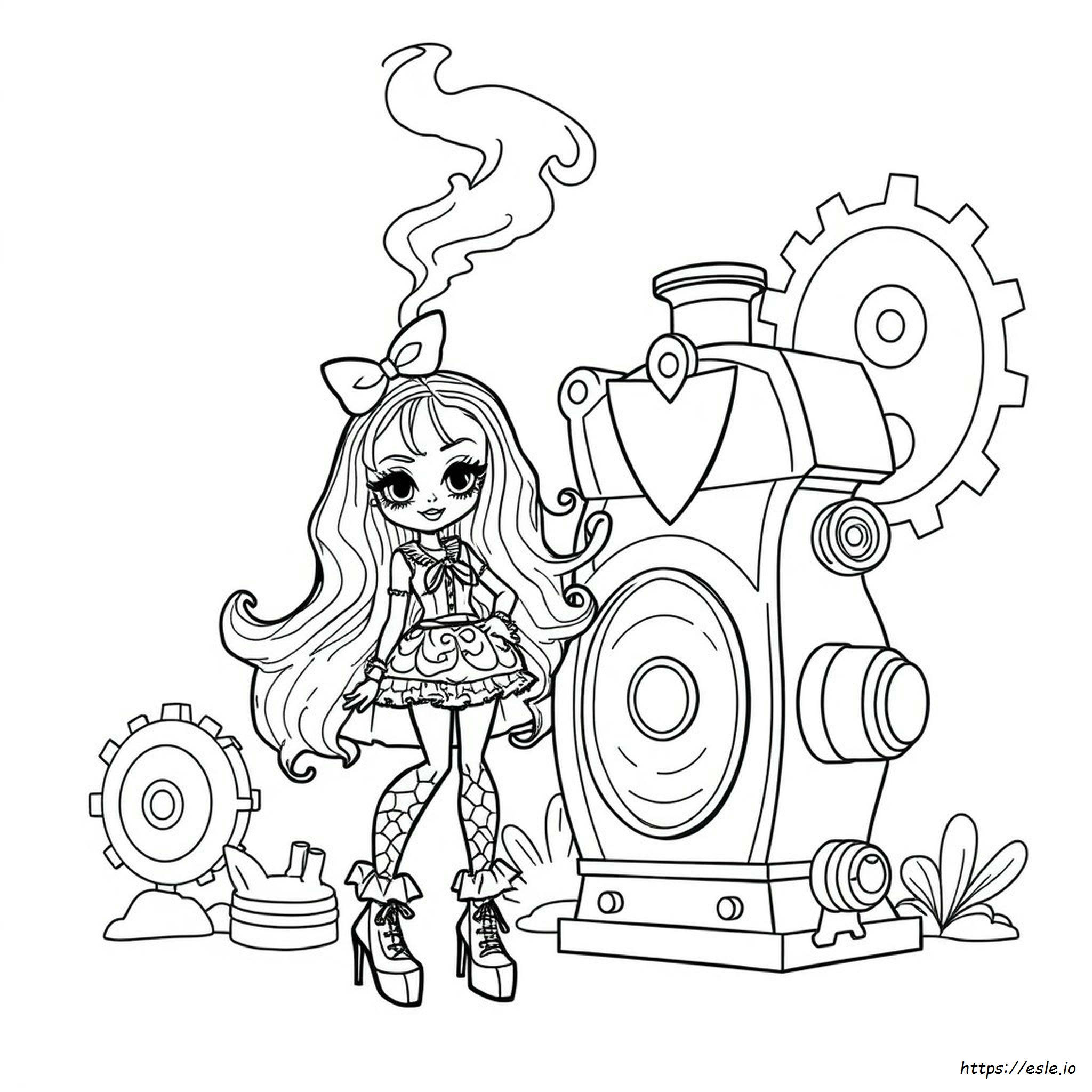Monster High Coloring Pages Robecca Steam
