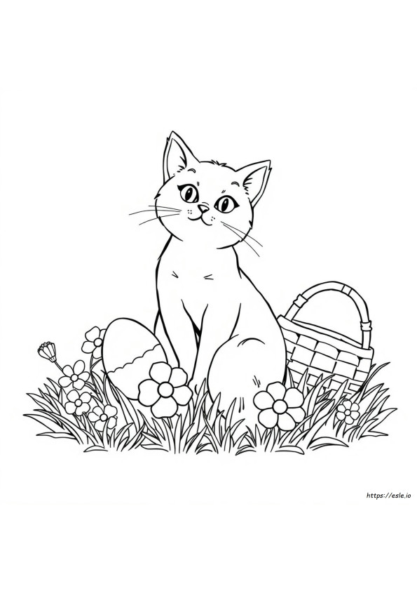 Gatti Di Pasqua Da Colorare