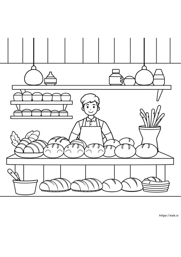Disegni Da Colorare: Panetteria