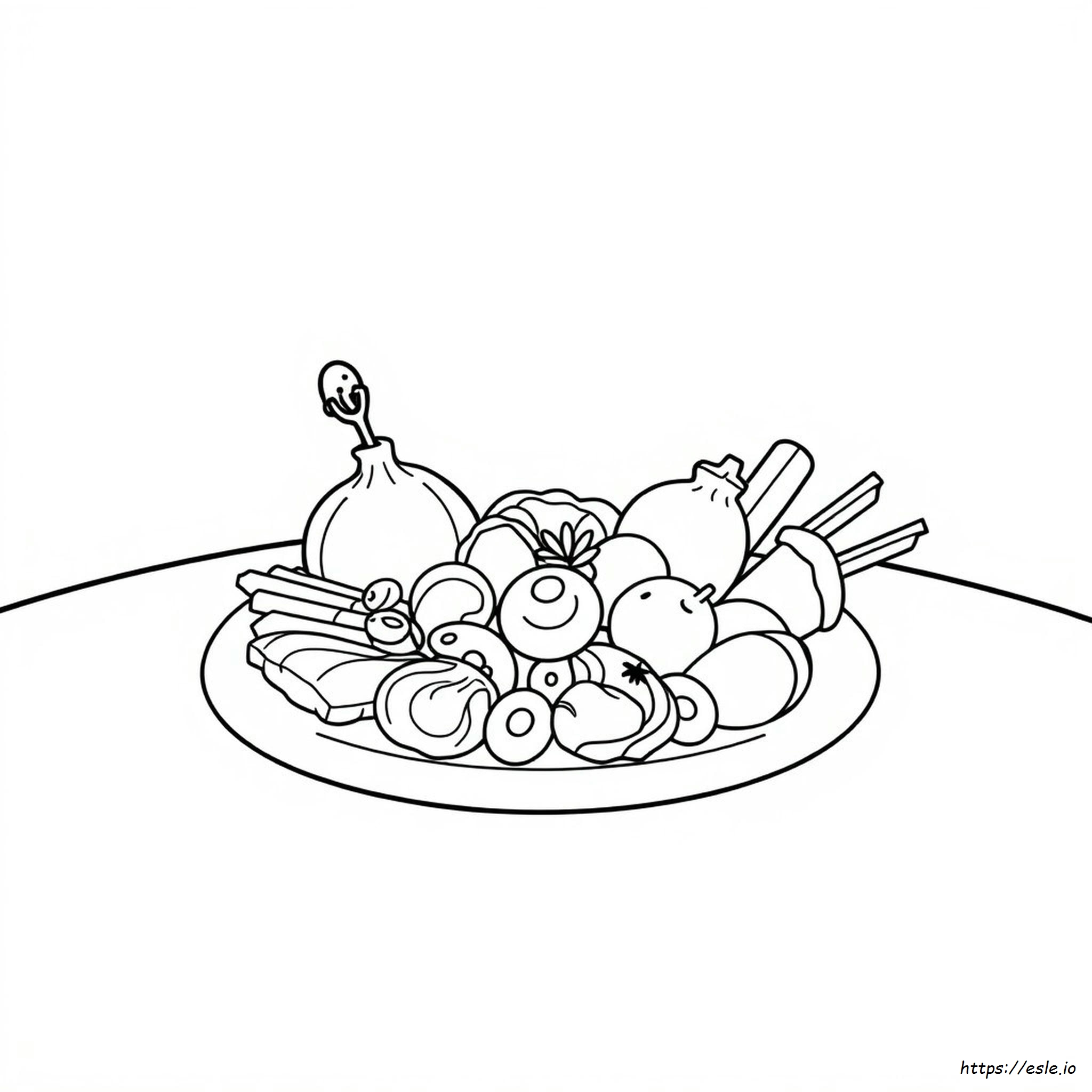 Free Coloring Pages Of Food