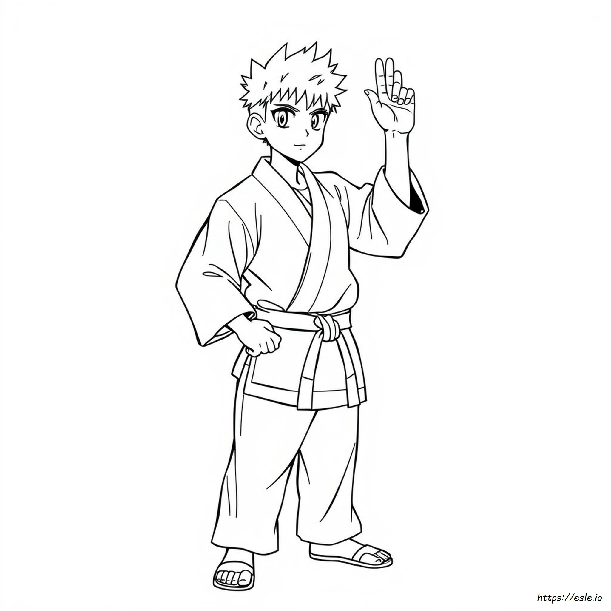 Coloriage Jujutsu Kaisen Gojo Satoru Dessin Imprimer