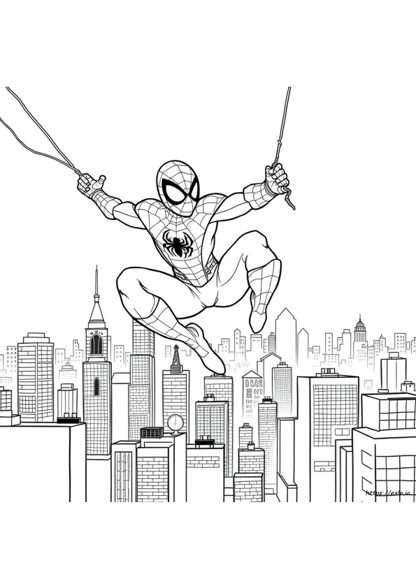 Spiderman Ausmalbilder