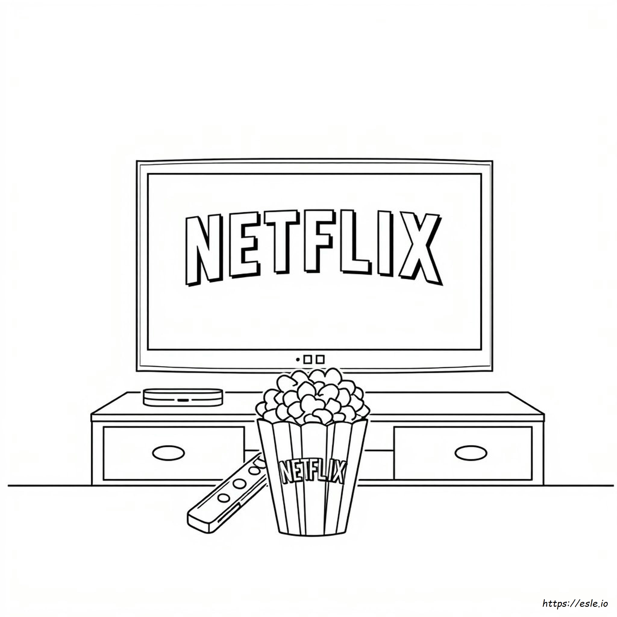 Netflix Coloring Pages