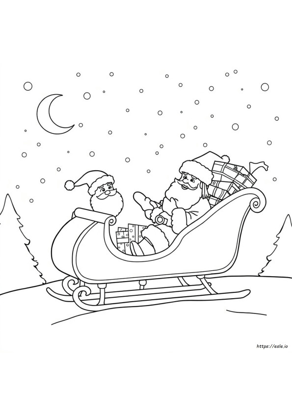 Disegni Da Colorare Babbo Natale