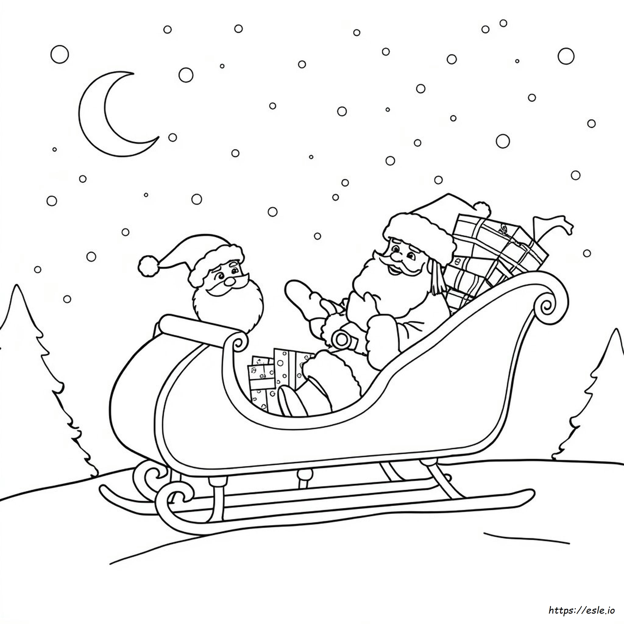 Dibujos Para Colorear Papá Noel