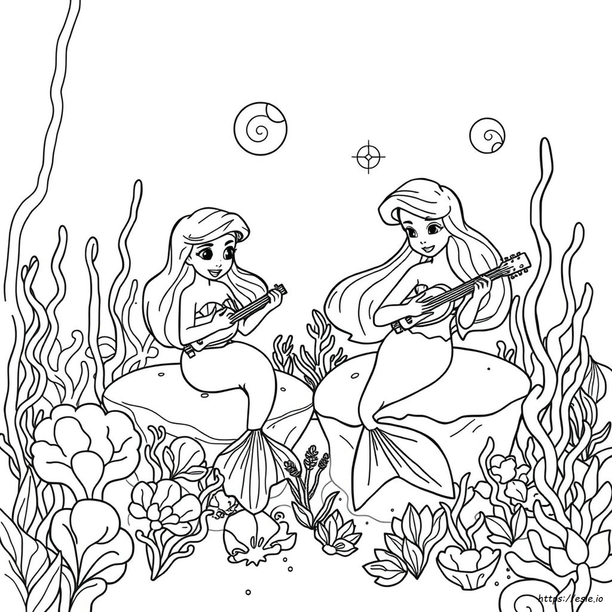 Crayola Giant Coloring Pages Little Mermaid