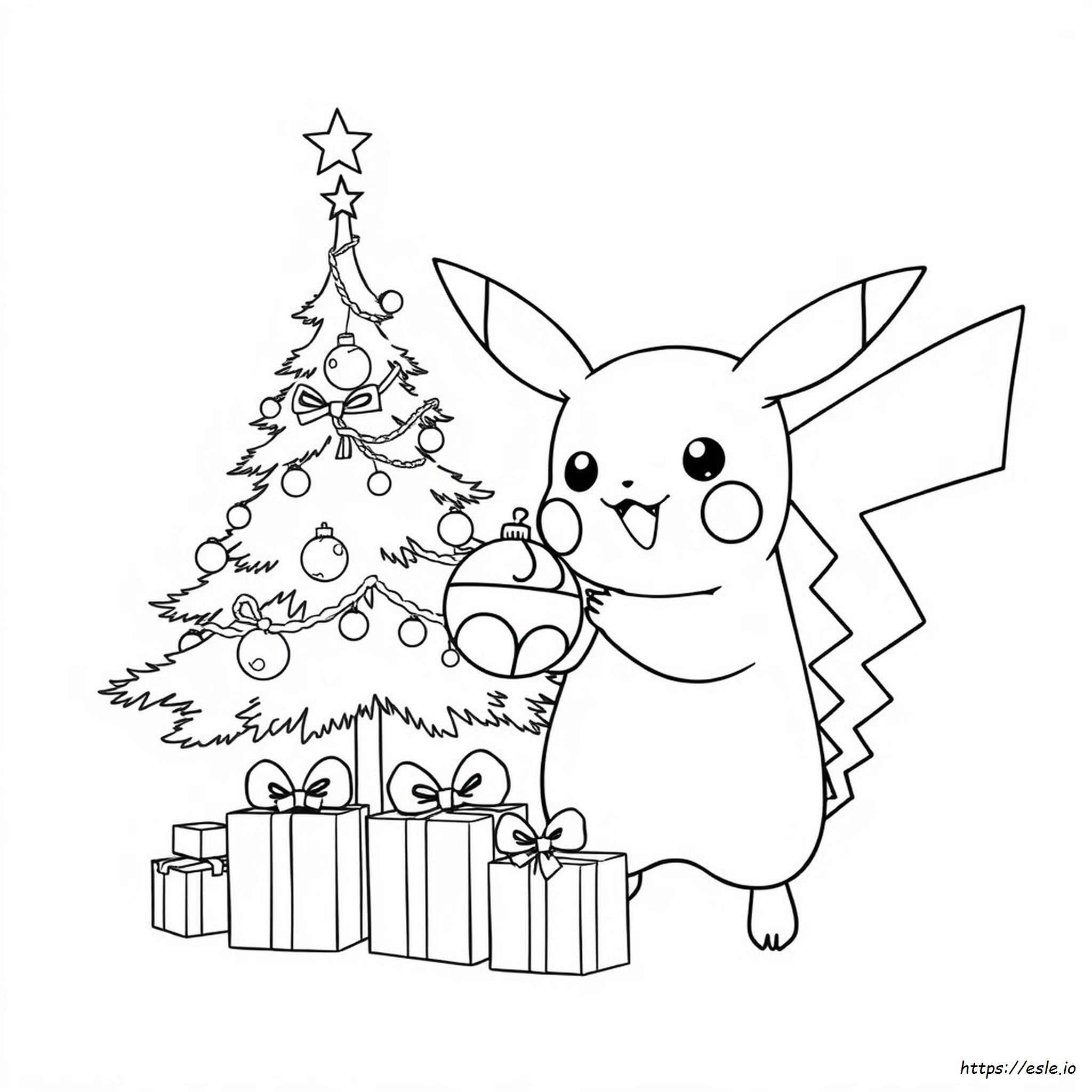 Noel Pikachu Boyama