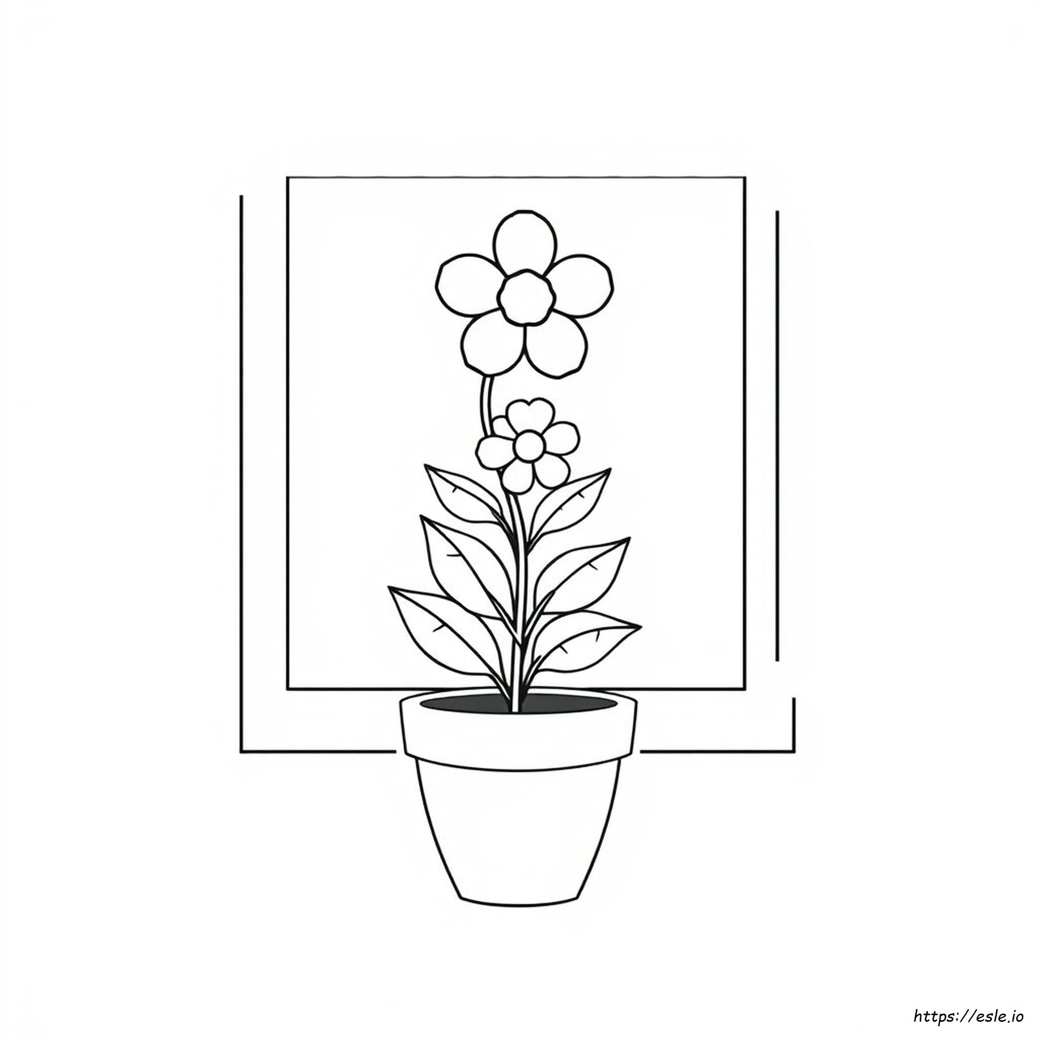 Blank Coloring Pages Flowers
