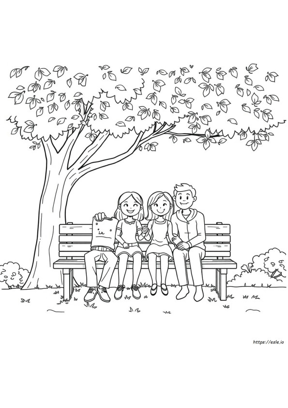 Ausmalbilder Für Die Familie