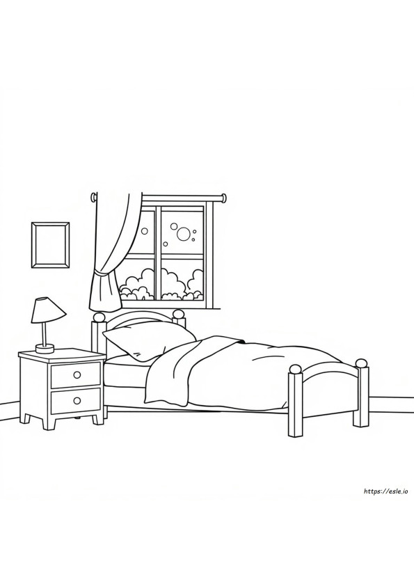 Schlafzimmer Ausmalbilder