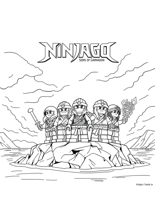 Ninjago Sons Of Garmadon Coloring Pages