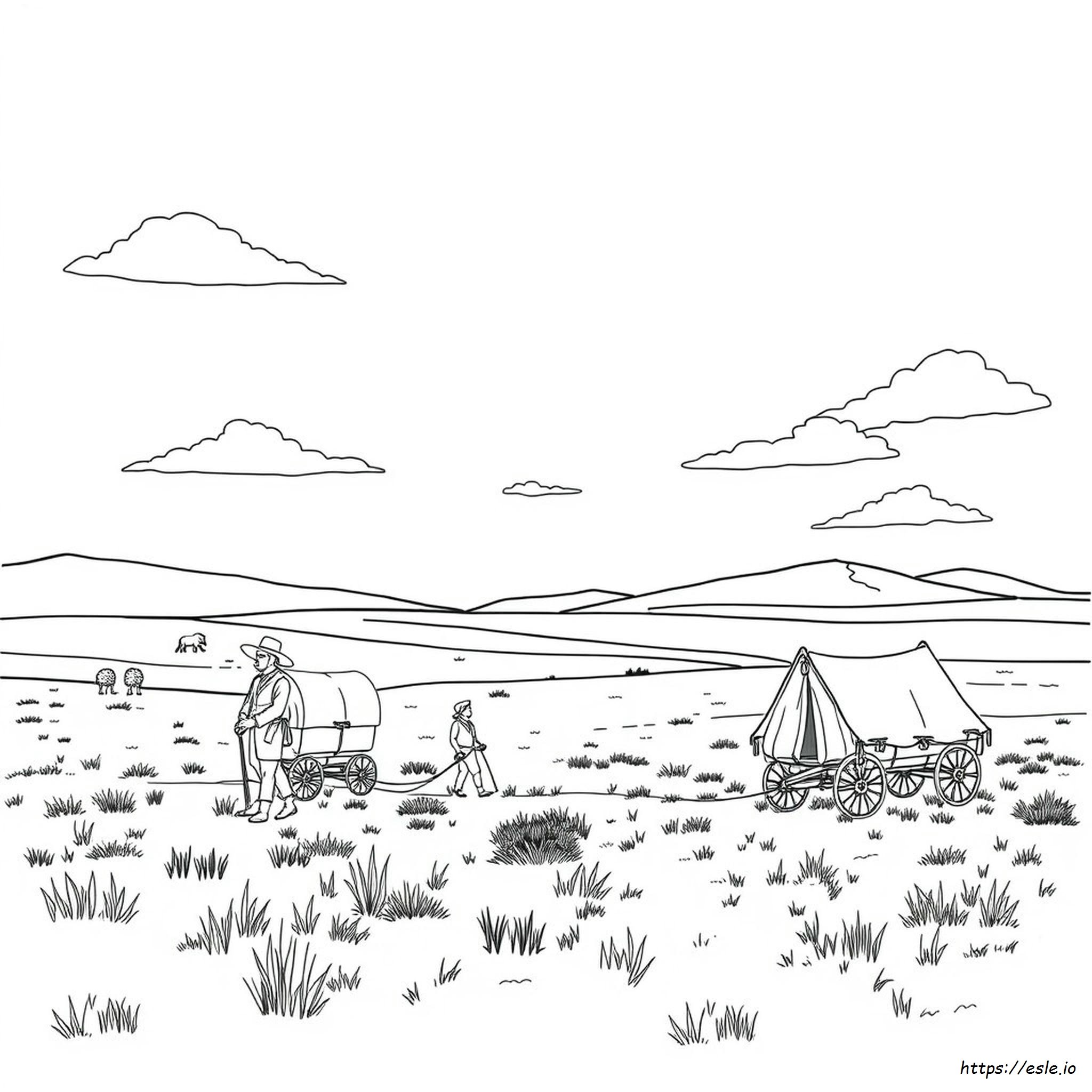 Pioneers Coloring Pages