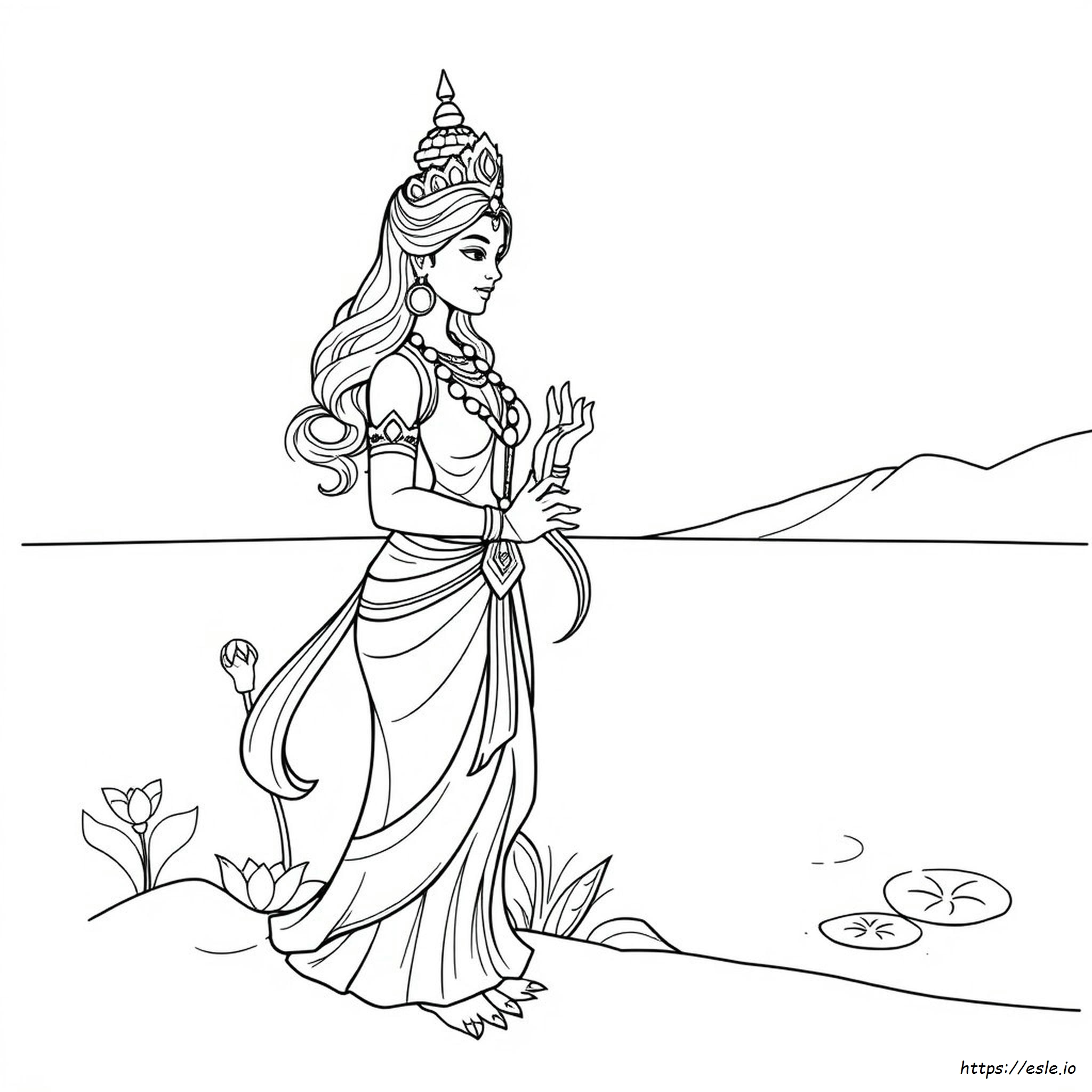 Parvati Disegni Da Colorare