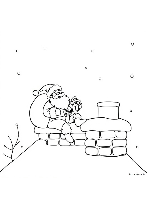 Attività Per Colorare Babbo Natale