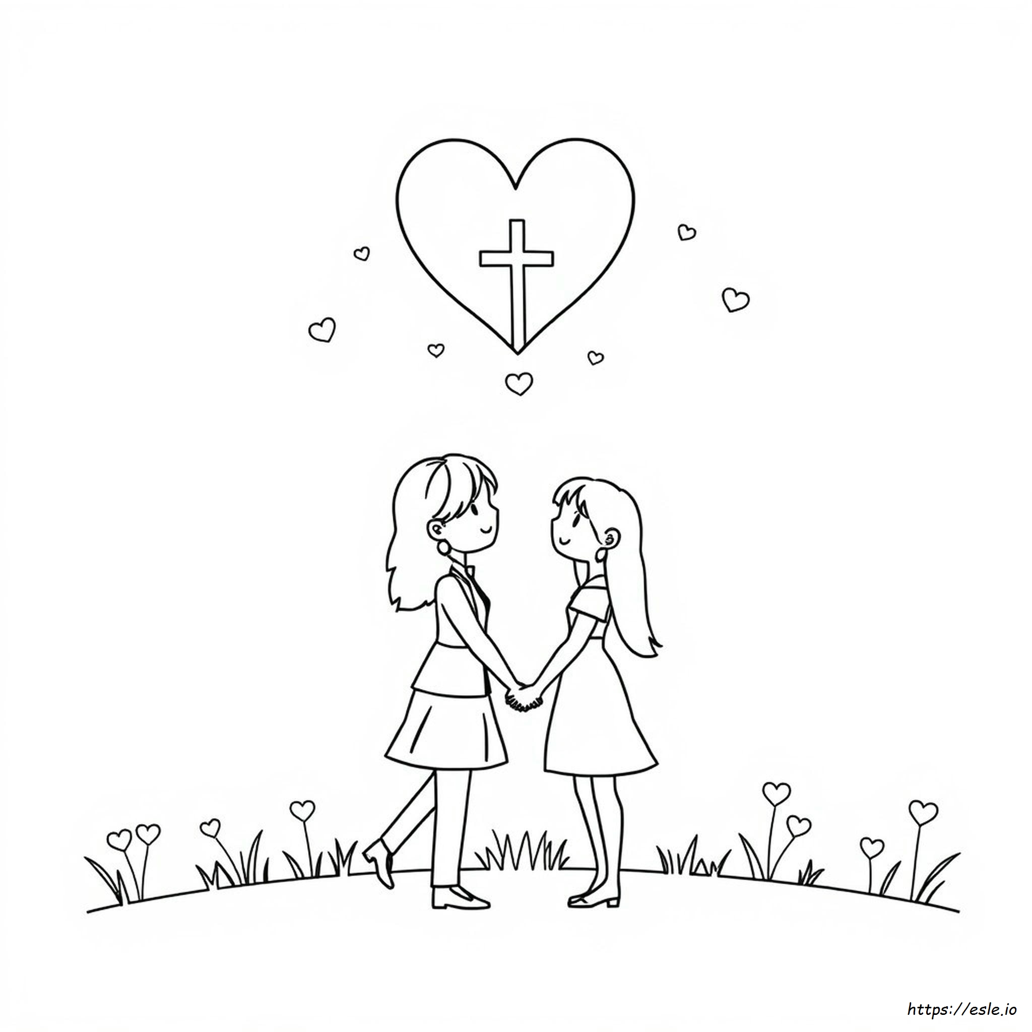 Christliche Valentinstag Ausmalbilder Zum Ausdrucken