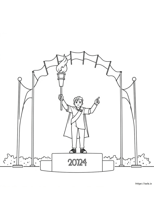Pagine Da Colorare Olimpiadi 2024