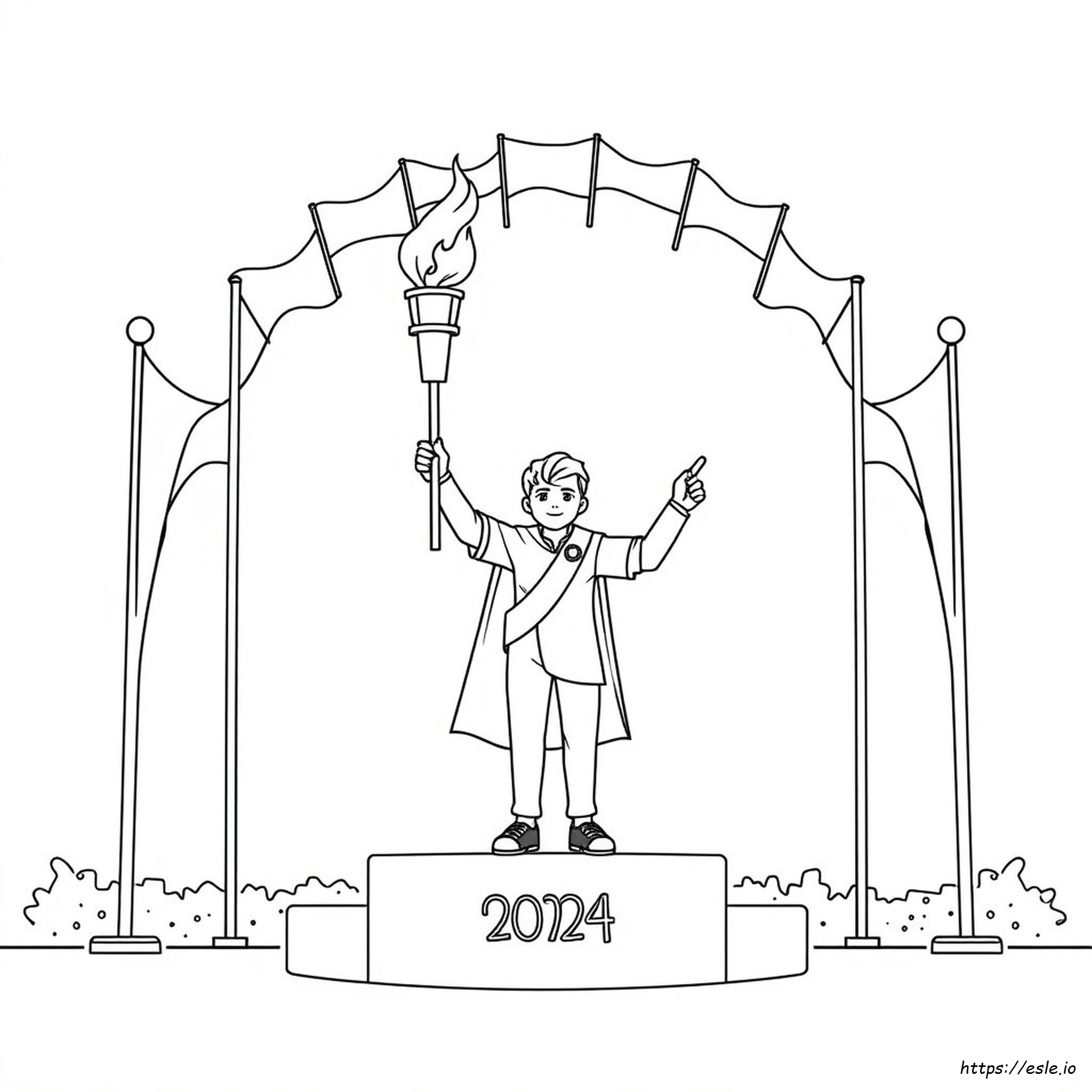 2024 Olympics Coloring Pages